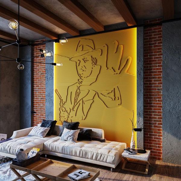 Барельеф AL CAPONE  в Воронеже | Loft Concept 