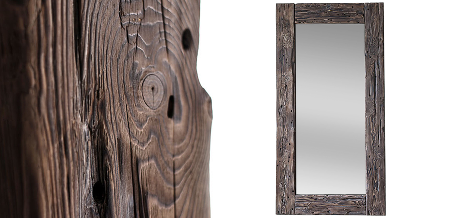 Зеркало Aged Wood Mirror Зеркало Aged Wood Mirror - Loft-Concept в Воронеже