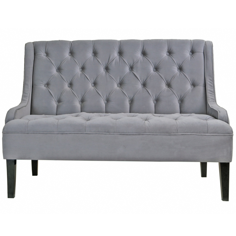 Диван Folket Sofa velour gray Серый (Gray) в Воронеже | Loft Concept 