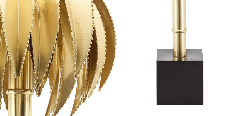 Настольная лампа TABLE LAMP PALMERY GOLD Настольная лампа TABLE LAMP PALMERY GOLD - Loft-Concept в Воронеже