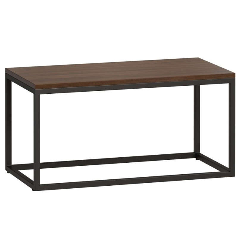 Кофейный стол Industrial Oak Philomel Coffee Table Коричневый Черный в Воронеже | Loft Concept 