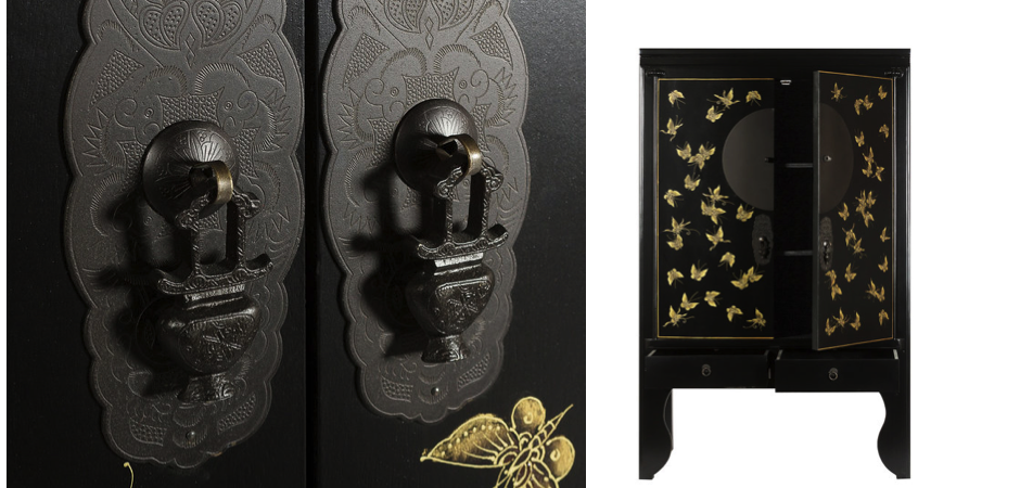 Шкаф Chinese Butterfly Black Шкаф Chinese Butterfly Black - Loft-Concept в Воронеже
