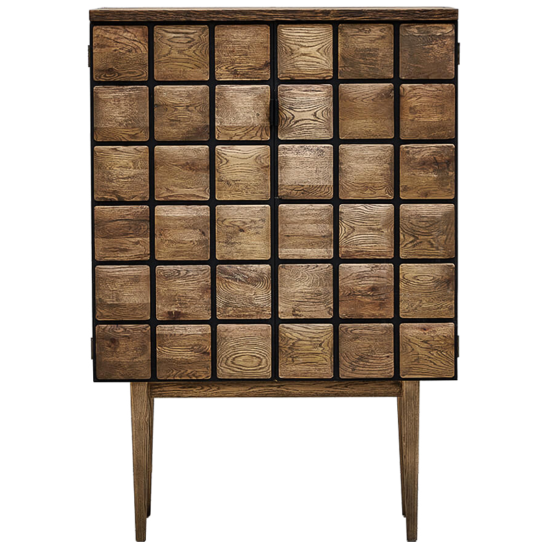 Комод из дуба с 2-мя дверцами Nakain chest of drawers Коричневый в Воронеже | Loft Concept 