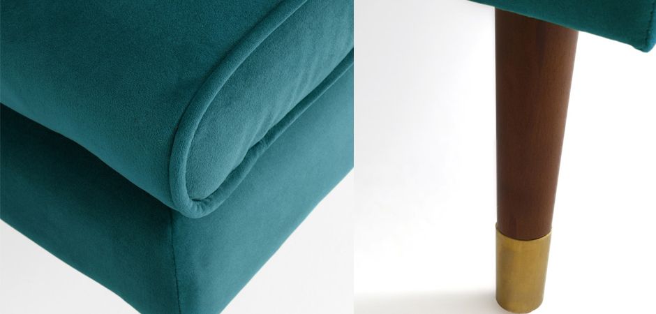 Пуф Classic Furniture сине-зеленый Пуф Classic Furniture сине-зеленый - Loft-Concept в Воронеже