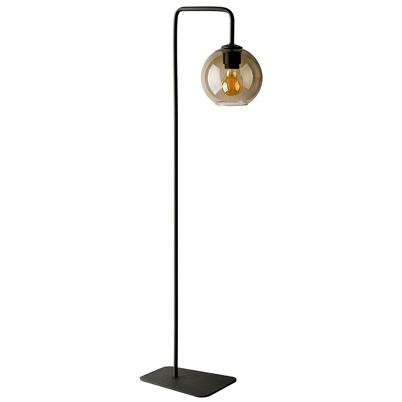 Торшер Franco Floor Lamp Янтарный Черный в Воронеже | Loft Concept 