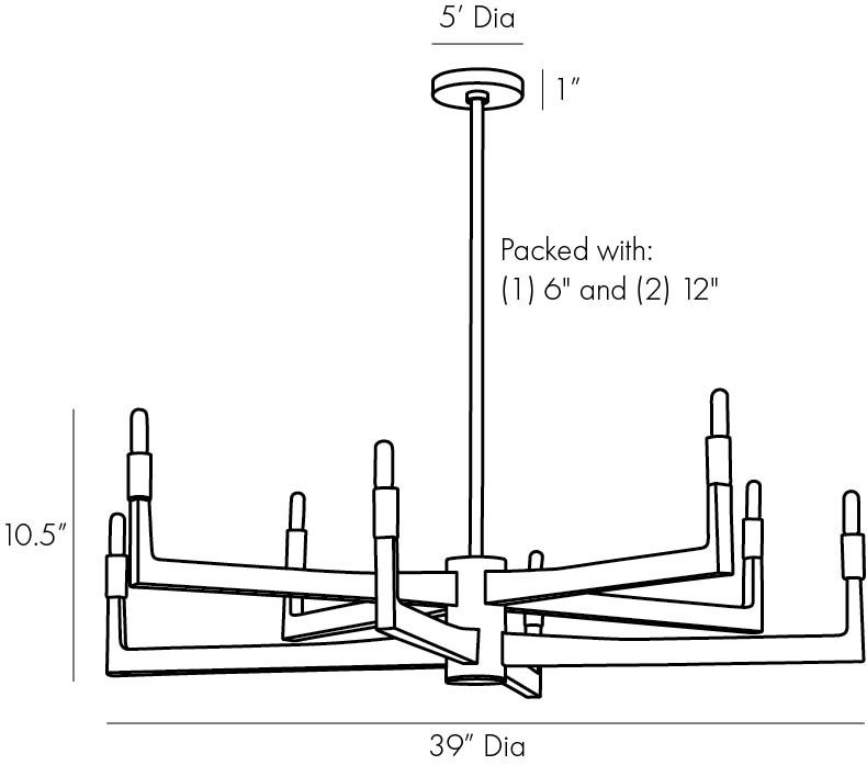 Люстра Arteriors GRIFF CHANDELIER в Воронеже