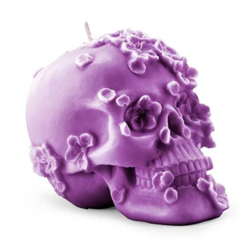 Свеча Purple Flowers Skull Пурпурный Свеча Purple Flowers Skull Пурпурный в Воронеже | Loft Concept