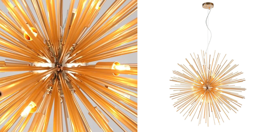 Декоративная люстра Pulsar Gold Декоративная люстра Pulsar Gold - Loft-Concept в Воронеже