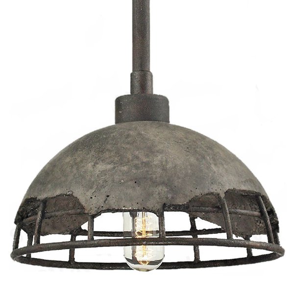 Подвесной светильник Stone industrial lamp Серый (Gray) в Воронеже | Loft Concept 