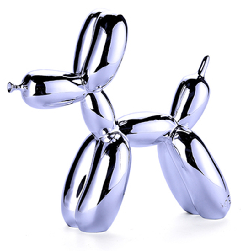 Статуэтка Jeff Koons Balloon Dog medium Silver Серебряный в Воронеже | Loft Concept 