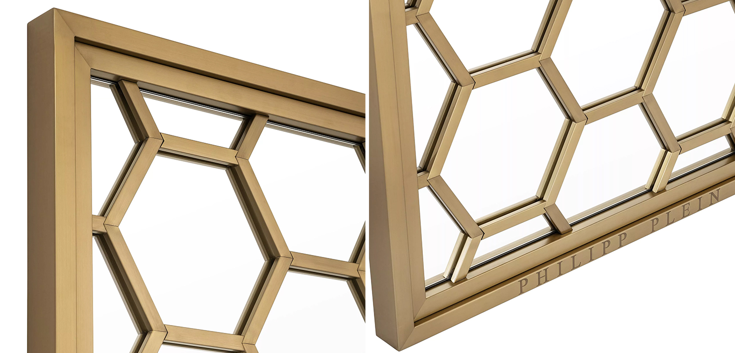 Зеркало прямоугольное Philipp Plein Mirror Skeleton - фото №1