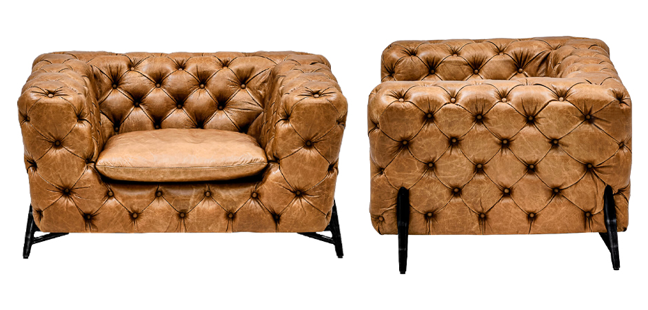 Кресло Hendrica Capitone Chair Кресло Hendrica Capitone Chair - Loft-Concept в Воронеже
