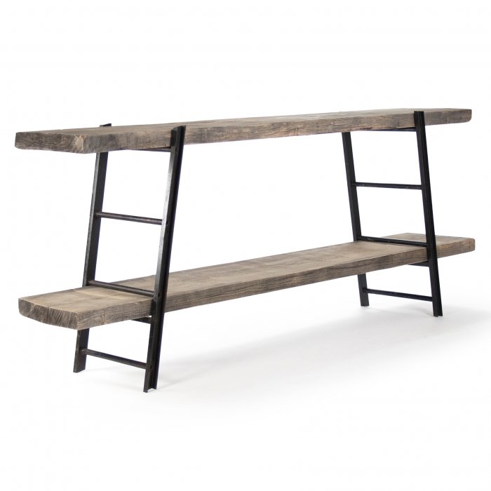 Стеллаж Industrial Iron Rustic Console  в Воронеже | Loft Concept 