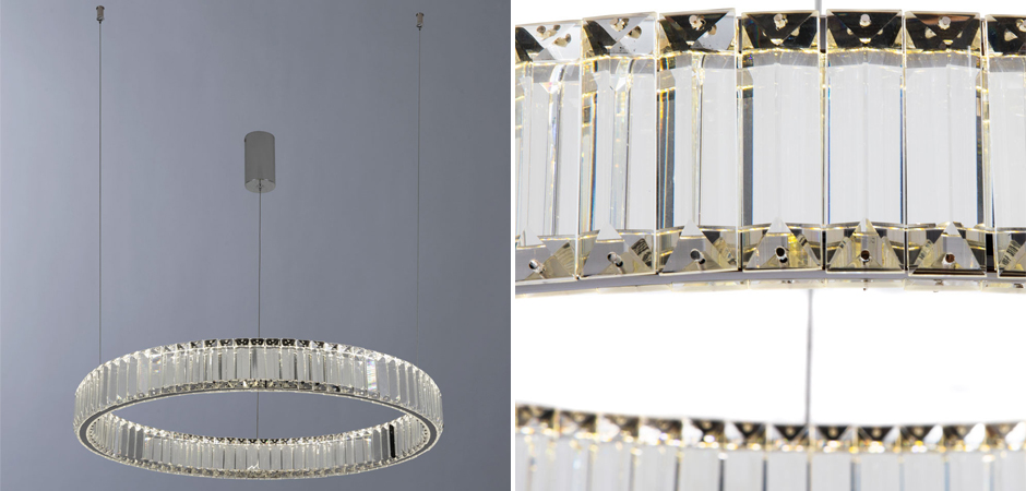 Хрустальная Люстра Crystal Ring Хром Хрустальная Люстра Crystal Ring Хром - Loft-Concept в Воронеже