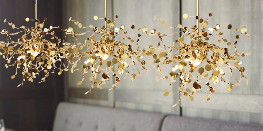 Люстра Terzani Argent Suspension Pendant lamp 40 Gold Люстра Terzani Argent Suspension Pendant lamp 40 Gold - Loft-Concept в Воронеже