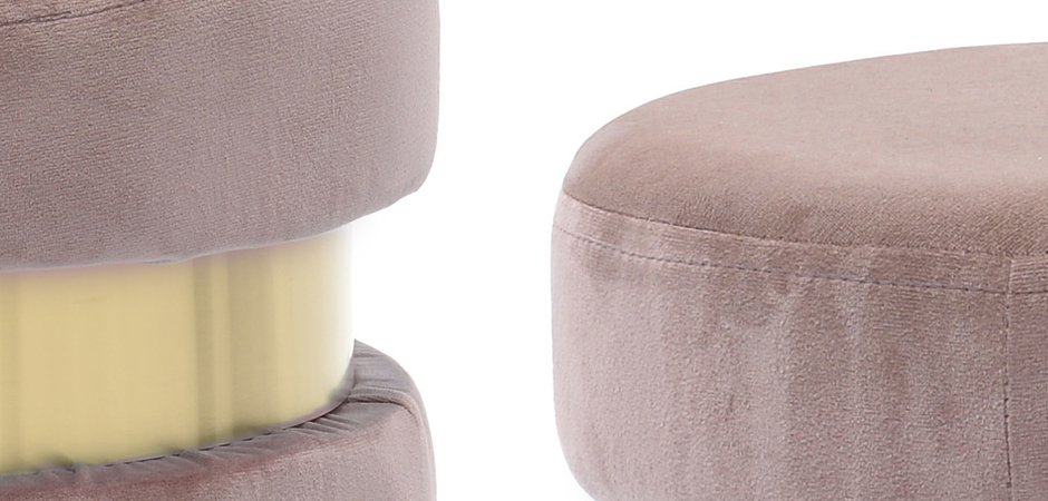 Пуф Golden Belt Dusty Rose Пуф Golden Belt Dusty Rose - Loft-Concept в Воронеже