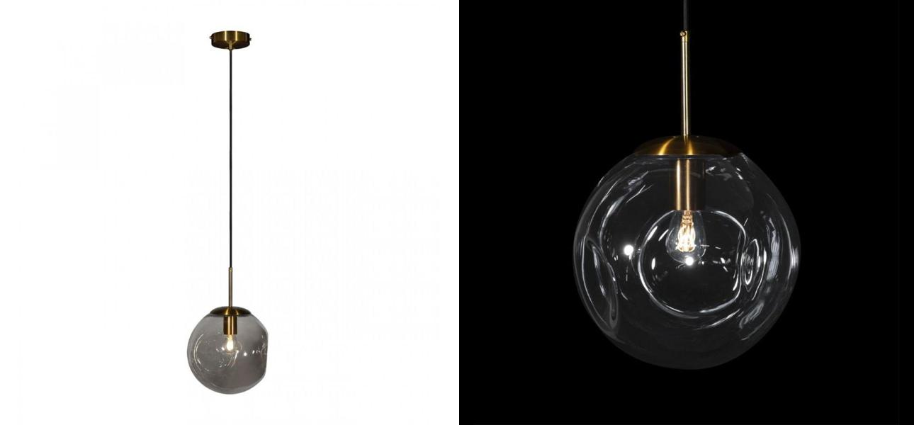 Подвесной светильник multicolored bubbles Серый диаметр 25 - фото