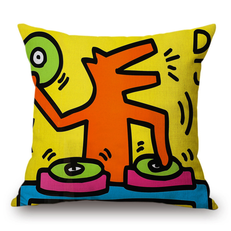 Подушка Keith Haring 3 Мульти в Воронеже | Loft Concept 