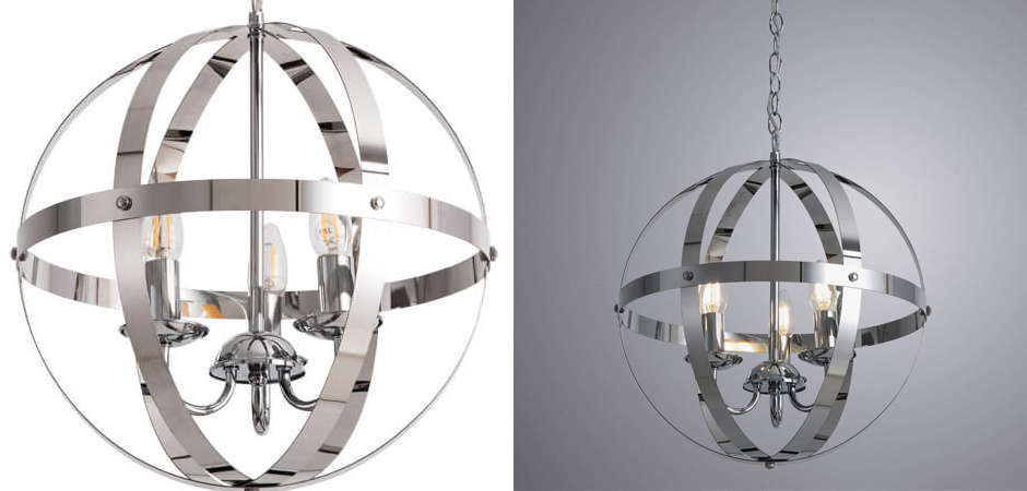 Люстра Metal Stripes Ball - фото №1