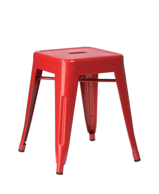 Кухонный стул Tolix Kitchen Stool 45 Черный Салатовый Нержавеющая сталь Голубой Желтый Зеленый Красный Оранжевый Белый в Воронеже | Loft Concept 