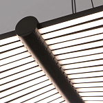 Люстра в виде распахнутых крыльев из тонких металлических планок Flight of Freedom варинант исполнения - 11 | Loft Concept в Воронеже