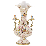 Ваза из фарфора с бронзовыми вставками Eden Garden варинант исполнения - 1 | Loft Concept в Воронеже