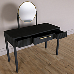 Туалетный Стол с зеркалом Primo Черный дуб варинант исполнения - 8 | Loft Concept в Воронеже