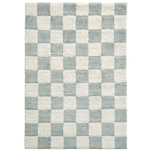 Ковер с шахматным принтом Chess Layout из хлопка