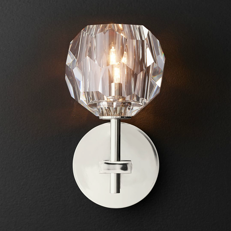 Бра RH Boule de Cristal Single Sconce Chrome Хром Бра RH Boule de Cristal Single Sconce Chrome Хром в Воронеже | Loft Concept