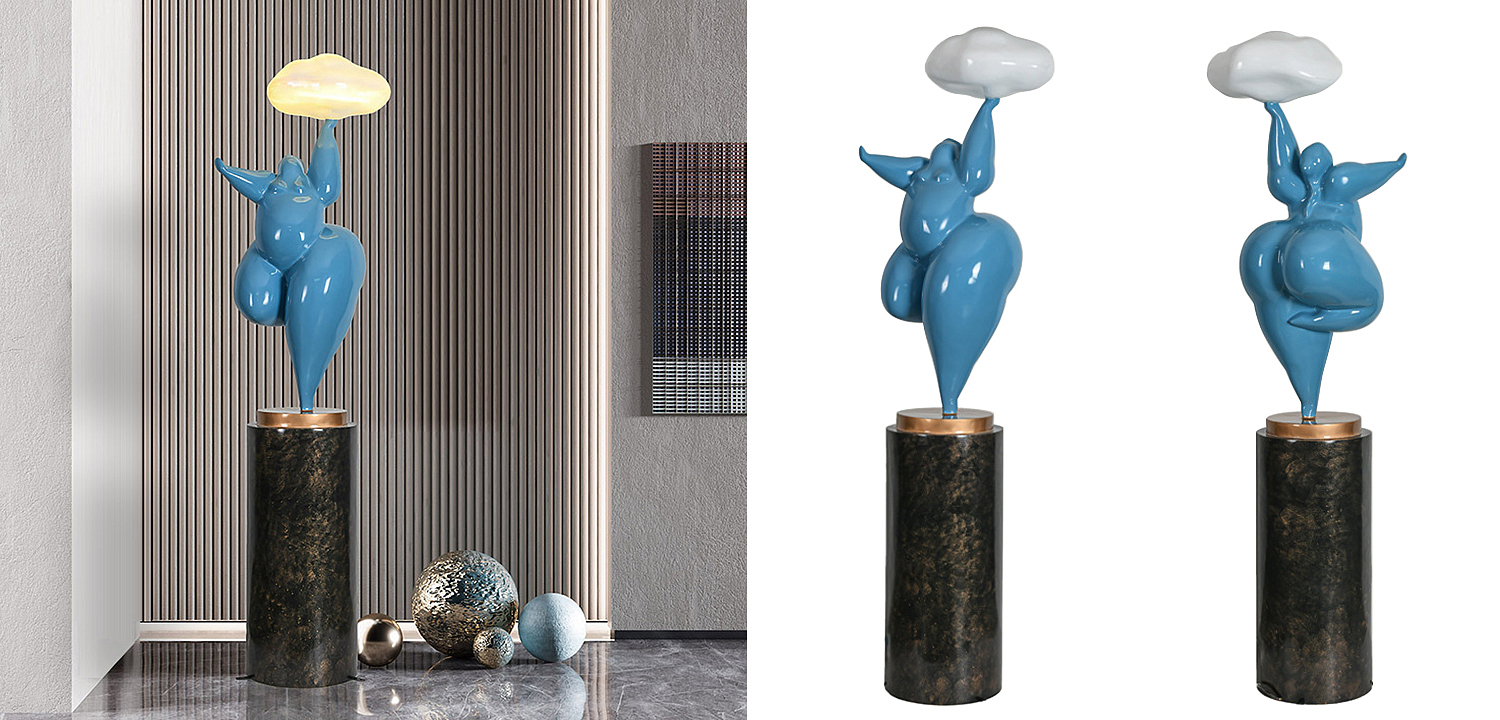 Торшер In The Clouds Blue Floor Lamp Торшер In The Clouds Blue Floor Lamp - Loft-Concept в Воронеже