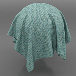 Мебельная ткань Шенилл бирюзовый цвет 142 см T4-61 варинант исполнения - 12 | Loft Concept в Воронеже