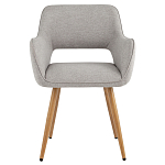 Стул в рогожке серого цвета NEASAN STOOL варинант исполнения - 2 | Loft Concept в Воронеже