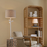 Настольная лампа с фигурным узором и трапециевидным абажуром Сonundrum варинант исполнения - 5 | Loft Concept в Воронеже