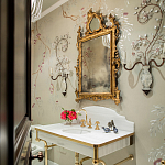 Обои ручная роспись Silk Tree Special Colourway on grey painted Xuan paper варинант исполнения - 2 | Loft Concept в Воронеже