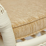 Комплект обеденный из ротанга Eloise grand white варинант исполнения - 12 | Loft Concept в Воронеже