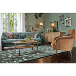 Кресло велюровое горчичного цвета Diaspro Mustard Armchair варинант исполнения - 7 | Loft Concept в Воронеже