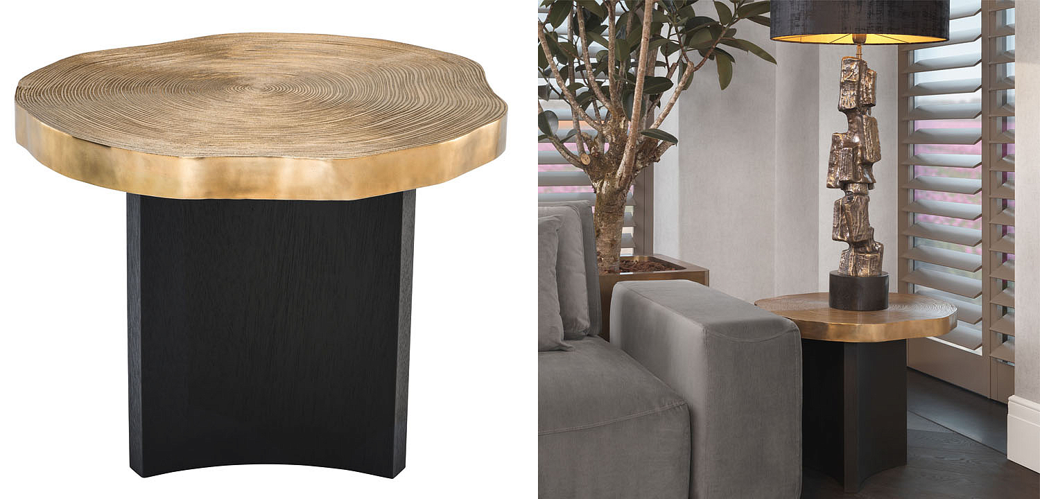 Приставной стол Eichholtz SIDE TABLE THOUSAND OAKS Приставной стол Eichholtz SIDE TABLE THOUSAND OAKS - Loft-Concept в Воронеже