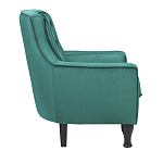 Кресло с мягкой обивкой из велюра на 4-х ножках из массива березы Scarlett Armchair green варинант исполнения - 2 | Loft Concept в Воронеже