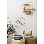 Корзина для хранения с ручками Interlacement Green варинант исполнения - 5 | Loft Concept в Воронеже