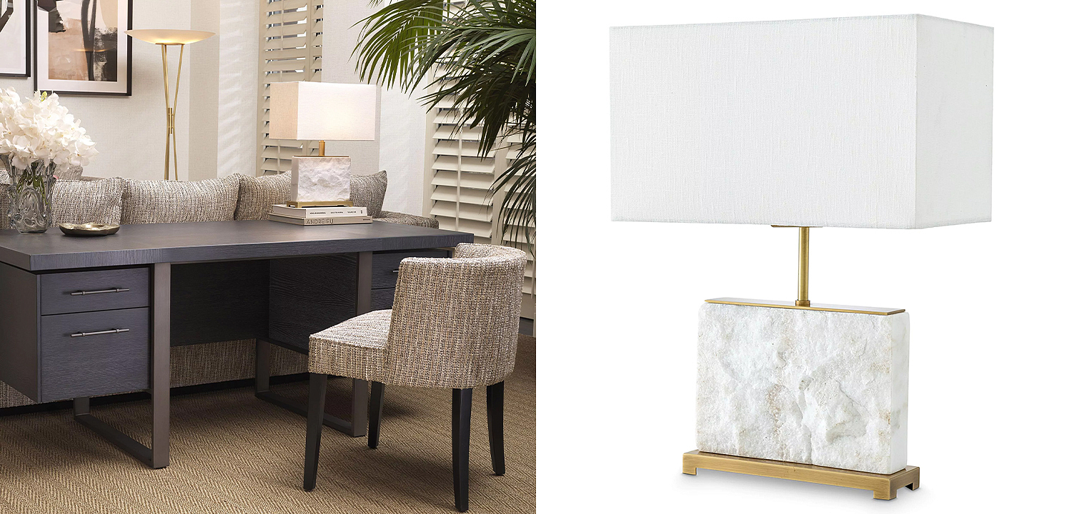 Настольная лампа Eichholtz Table Lamp Newton S Marble Настольная лампа Eichholtz Table Lamp Newton S Marble - Loft-Concept в Воронеже