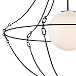 Подвесной светильник из тонких прутьев в форме колокола Forged Thin Rods варинант исполнения - 2 | Loft Concept в Воронеже