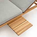 Садовый диван-трансофрмер Kate серый варинант исполнения - 3 | Loft Concept в Воронеже