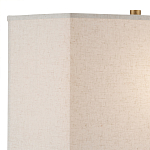 Настольная лампа с корпусом в форме кольца и прямоугольным абажуром French Ring варинант исполнения - 2 | Loft Concept в Воронеже