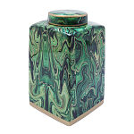 Ваза с малахитовым узором MALACHITE варинант исполнения - 2 | Loft Concept в Воронеже