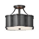 Потолочный светильник с декоративными заклепками Hinkley  варинант исполнения - 1 | Loft Concept в Воронеже