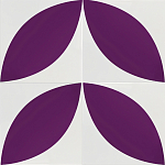 Дизайнерская плитка с узором Лепесток варинант исполнения - 1 | Loft Concept в Воронеже