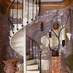 Обои ручная роспись Willow & Waves Original colourway on Edo painted Xuan paper with antiquing варинант исполнения - 3 | Loft Concept в Воронеже