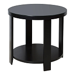 Круглый журнальный стол Jazz Black варинант исполнения - 2 | Loft Concept в Воронеже