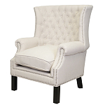 Кресло Charlie Armchair beige flax варинант исполнения - 3 | Loft Concept в Воронеже