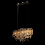 Люстра подвесная с металлическими цепочками и изогнутыми металлическими дугами 72 см Atlantis Chain варинант исполнения - 5 | Loft Concept в Воронеже